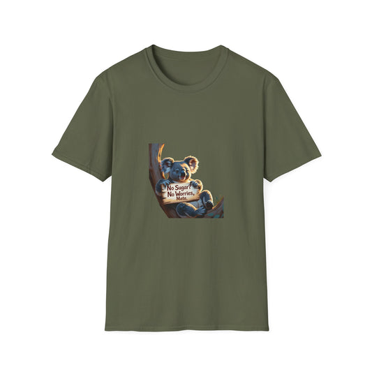 No Sugars No Worries Cool Koala t shirt