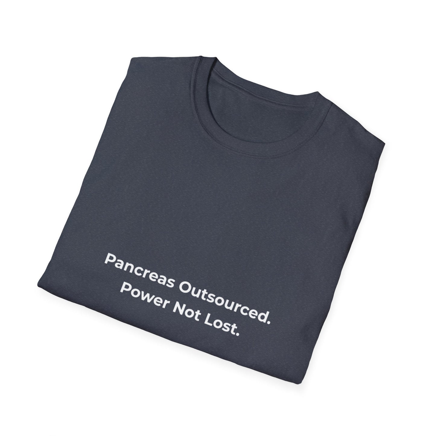 Outsourced Resilience: Medical Typography, Minimalist Graphic Design--Diabetes T-shirt