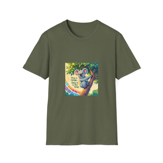 Stay in Range Stay in Trees Koala T shirt