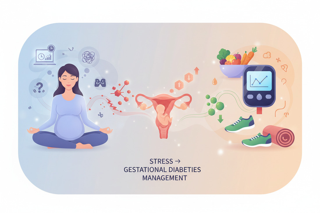 Can stress increase gestational diabetes?