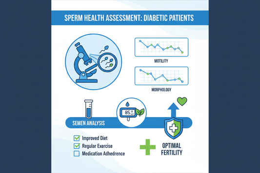 How can I check if my sperm is healthy if I have diabetes?