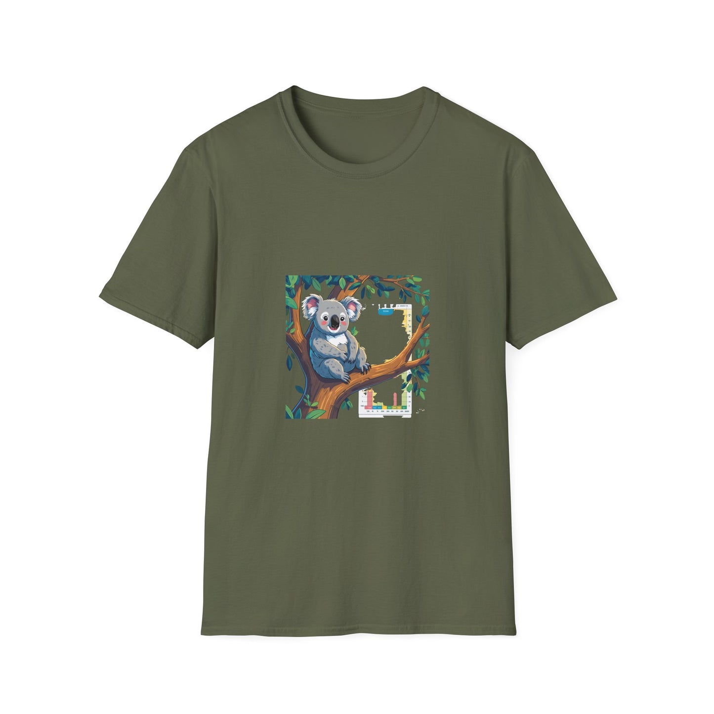 Koala Funny Tee on a Tree T shirt