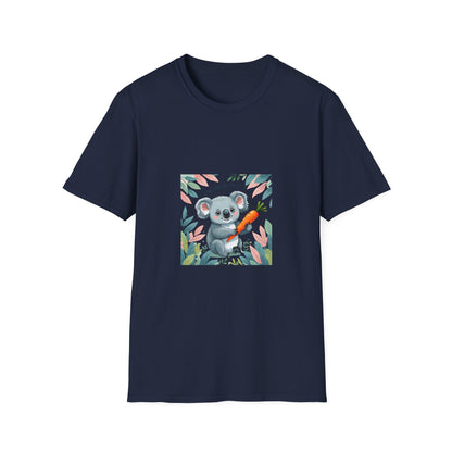 Koala Eating Carrot t shirt