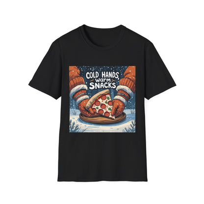 Cozy Winter Comfort: Pepperoni Pizza Warmth, Illustrated Whimsy---Cozy Reader T-Shirt