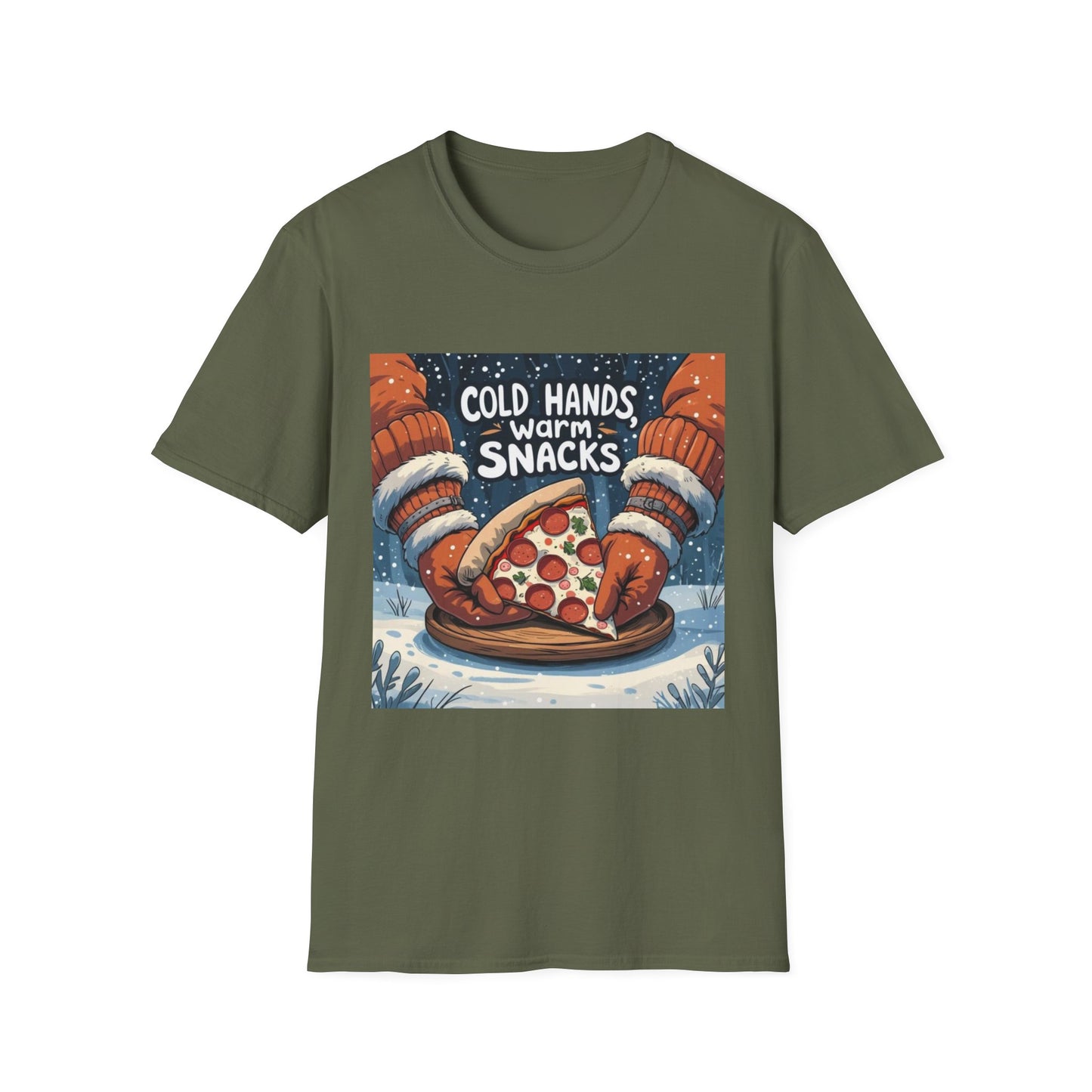 Cozy Winter Comfort: Pepperoni Pizza Warmth, Illustrated Whimsy---Cozy Reader T-Shirt