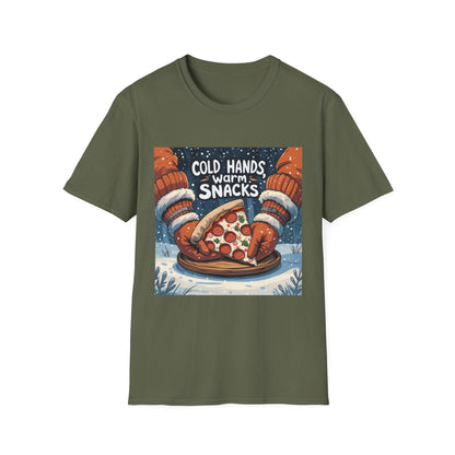 Cozy Winter Comfort: Pepperoni Pizza Warmth, Illustrated Whimsy---Cozy Reader T-Shirt