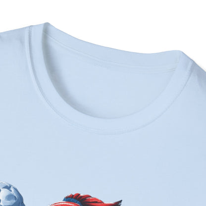 Snow Excuses: Winter Fitness Motivation, Muscular Snowman Illustration---Cozy Reader T-Shirt