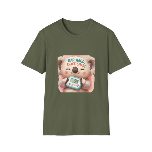 Nap Hard Snack Smart t shirt