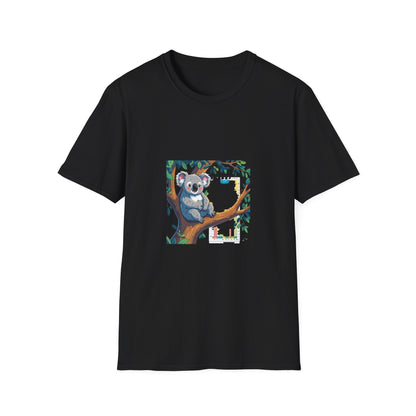 Koala Funny Tee on a Tree T shirt