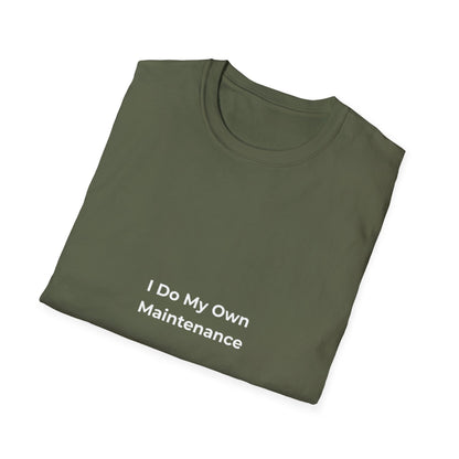 I Do My Own Maintenance: Minimalist Typography, DIY Statement ArtDiabetes T-shirt