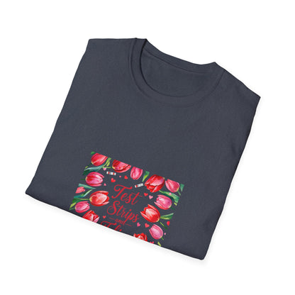 Beautiful Test strips and Tulips t shirt