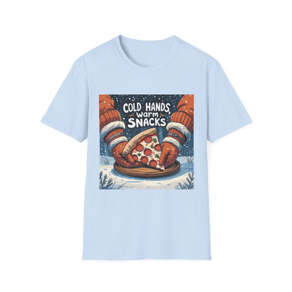 Cozy Winter Comfort: Pepperoni Pizza Warmth, Illustrated Whimsy---Cozy Reader T-Shirt