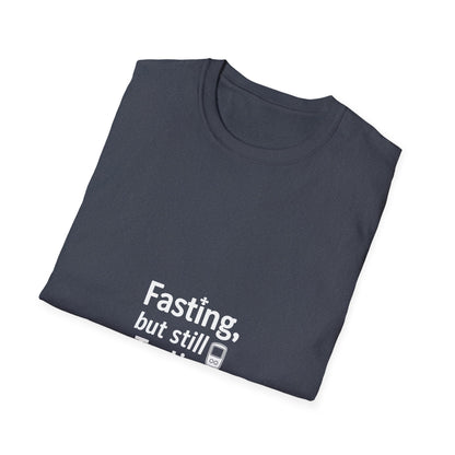 Fasting But Still Testing T‑Shirt — Funny Intermittent Fasting Shirt