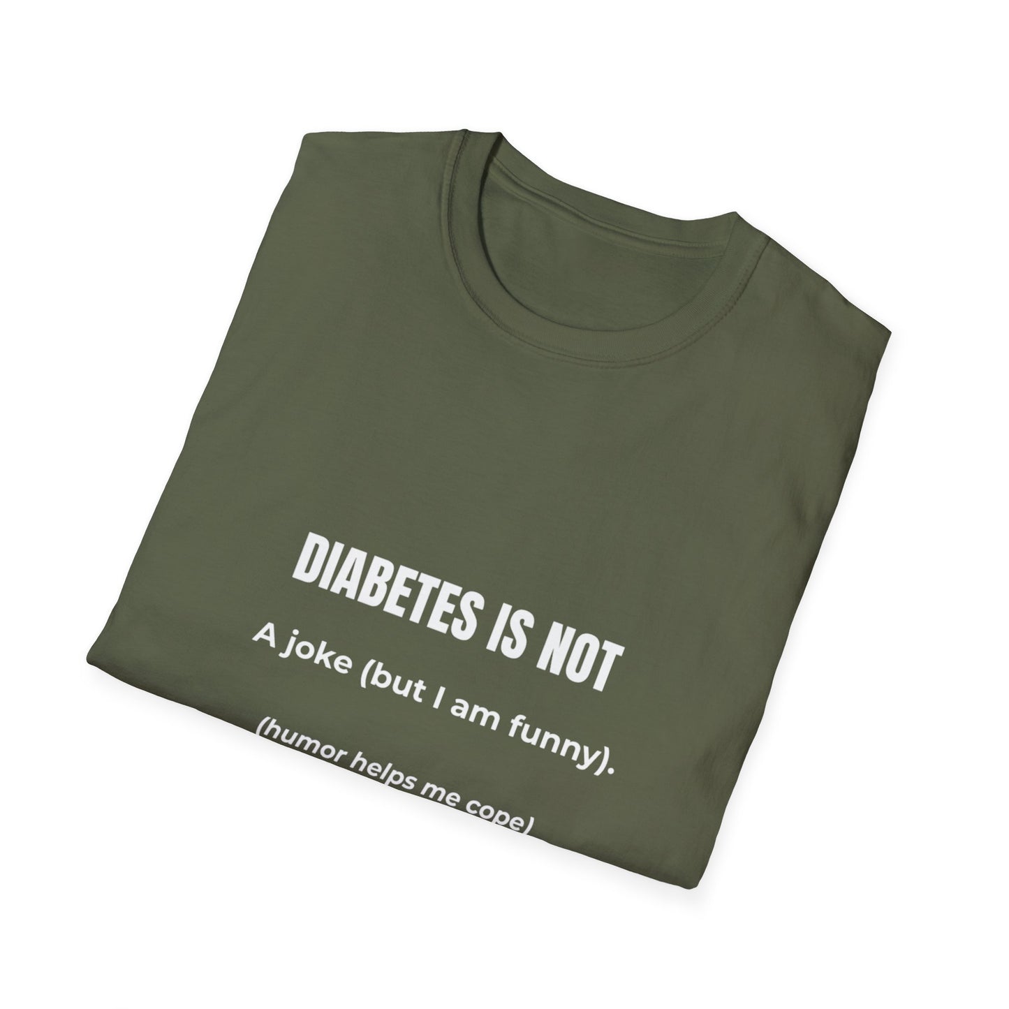 Diabetes Dialogue: Humor as Healing, Typography of Resilience--Diabetes is not T-shirt