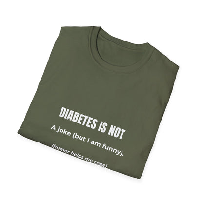 Diabetes Dialogue: Humor as Healing, Typography of Resilience--Diabetes is not T-shirt