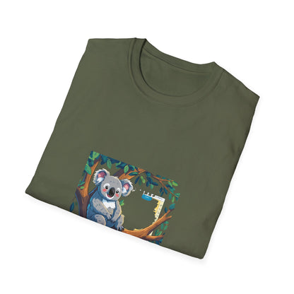 Koala Funny Tee on a Tree T shirt