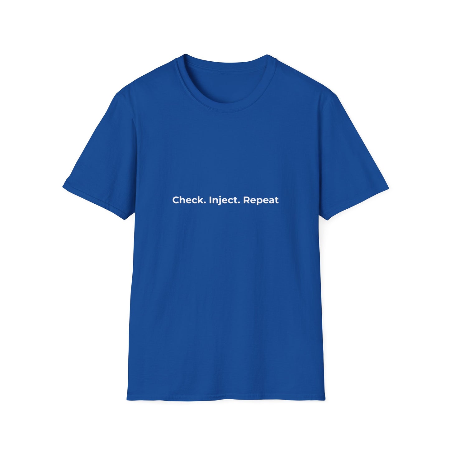 Clinical Sequence: Minimalist Medical Typography, Procedural Graphic Design--Diabetes T-shirt