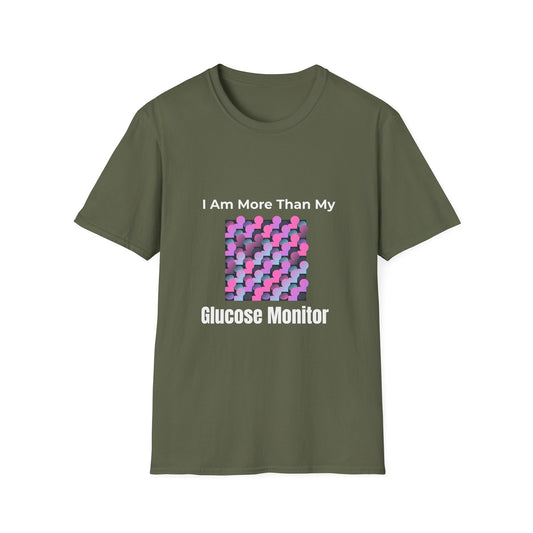 T-Shirt — “I Am More Than My Glucose Monitor” Diabetes Awareness Tee