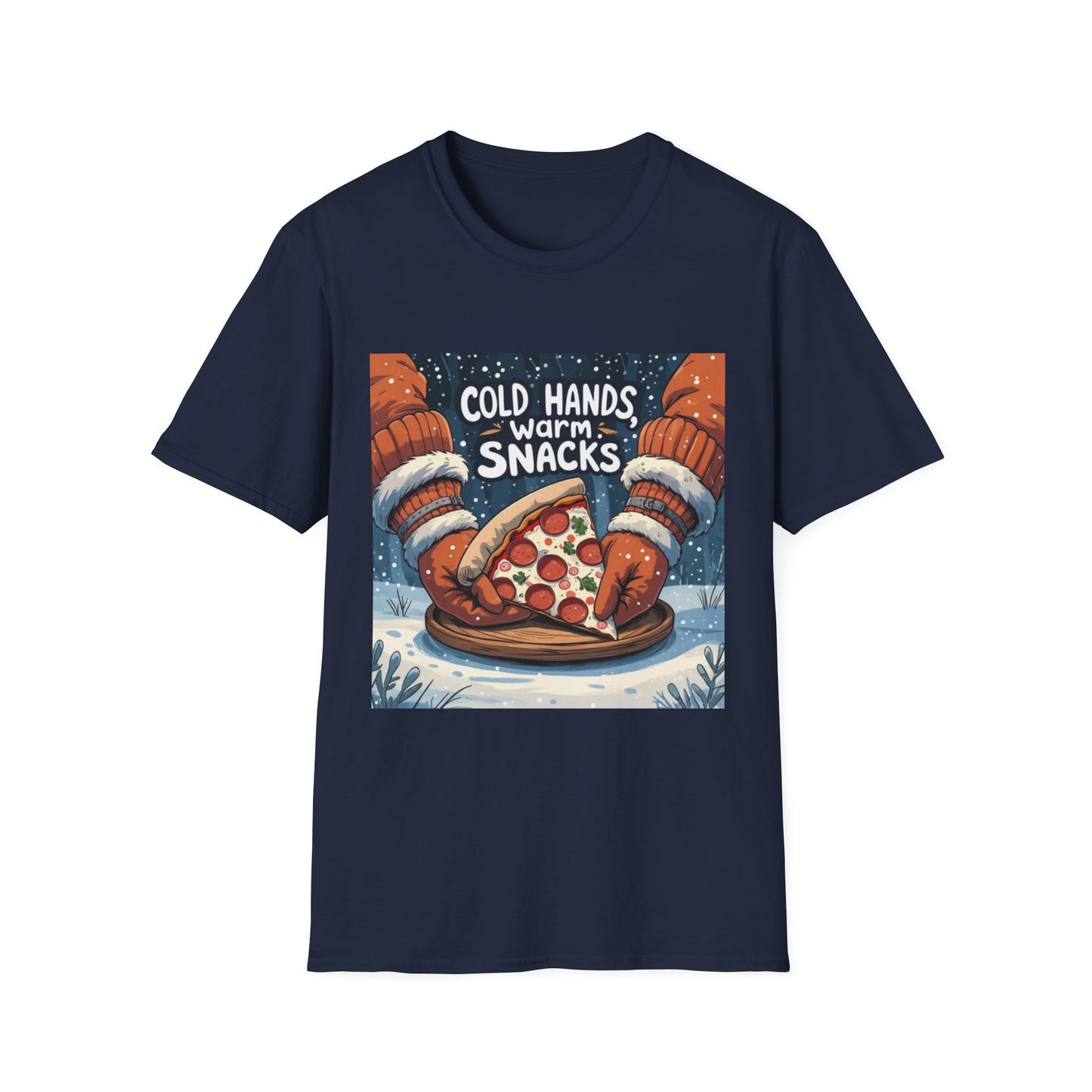 Cozy Winter Comfort: Pepperoni Pizza Warmth, Illustrated Whimsy---Cozy Reader T-Shirt