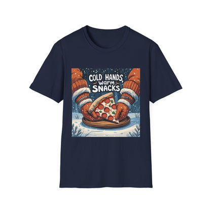 Cozy Winter Comfort: Pepperoni Pizza Warmth, Illustrated Whimsy---Cozy Reader T-Shirt