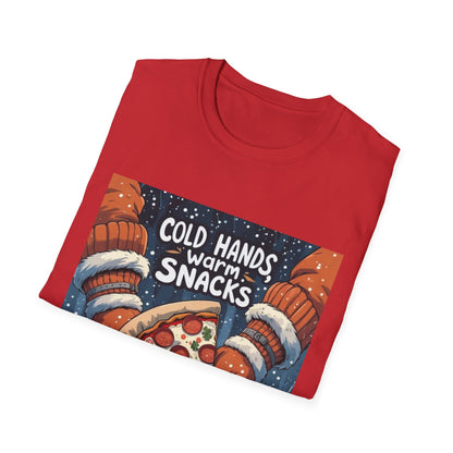 Cozy Winter Comfort: Pepperoni Pizza Warmth, Illustrated Whimsy---Cozy Reader T-Shirt