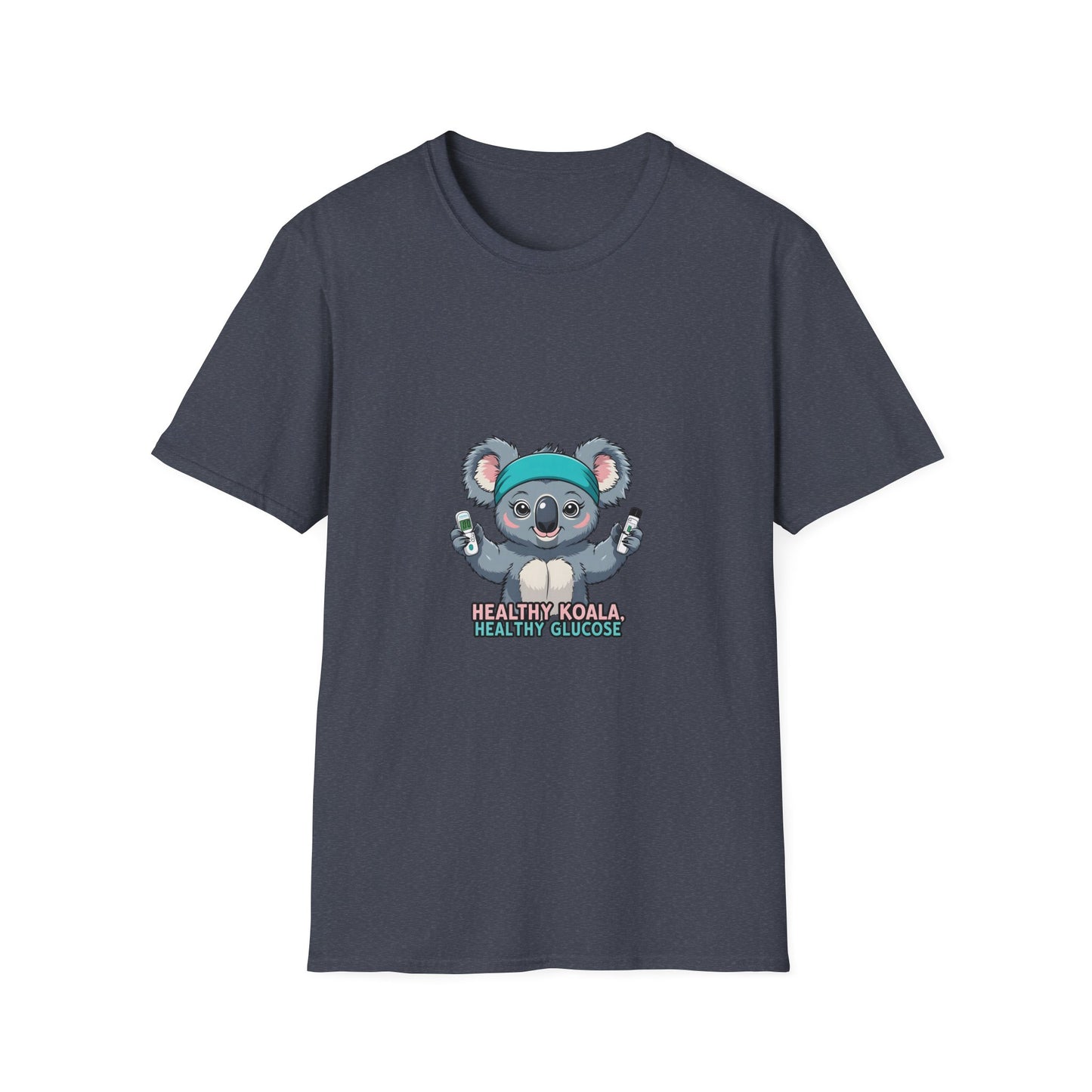 Koala Glucose Awareness T-Shirt — 'Healthy Koala, Healthy Glucose' Cute Diabetes Support Tee