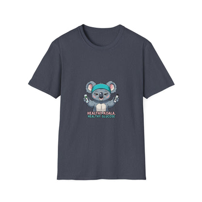 Koala Glucose Awareness T-Shirt — 'Healthy Koala, Healthy Glucose' Cute Diabetes Support Tee