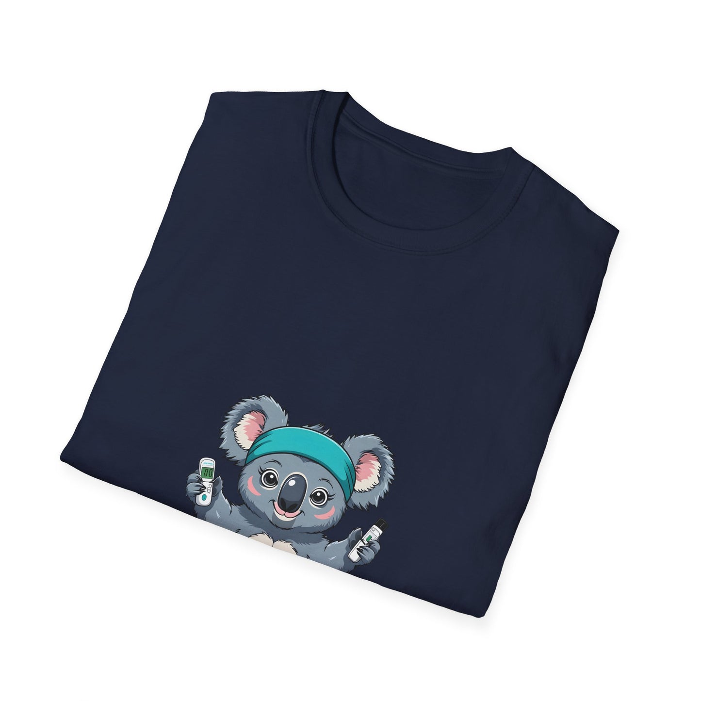 Koala Glucose Awareness T-Shirt — 'Healthy Koala, Healthy Glucose' Cute Diabetes Support Tee