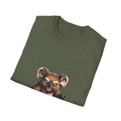 Koala Eating Eucalyptus funny t shirt