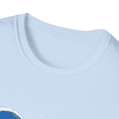 Cold Hands, Warm Slice: Winter Comfort Pizza, Cartoonish Food Illustration---Cozy Reader T-Shirt