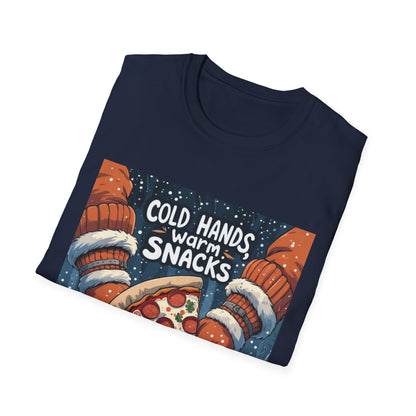 Cozy Winter Comfort: Pepperoni Pizza Warmth, Illustrated Whimsy---Cozy Reader T-Shirt