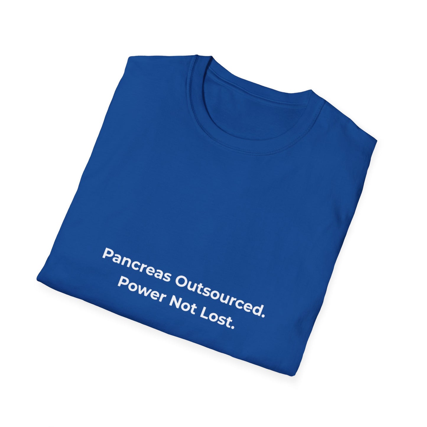 Outsourced Resilience: Medical Typography, Minimalist Graphic Design--Diabetes T-shirt