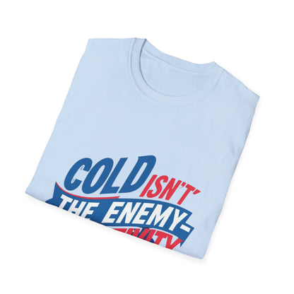 Motion Momentum: Breaking Sedentary Barriers, Visual Fitness Motivation Typography---Cozy Reader T-Shirt