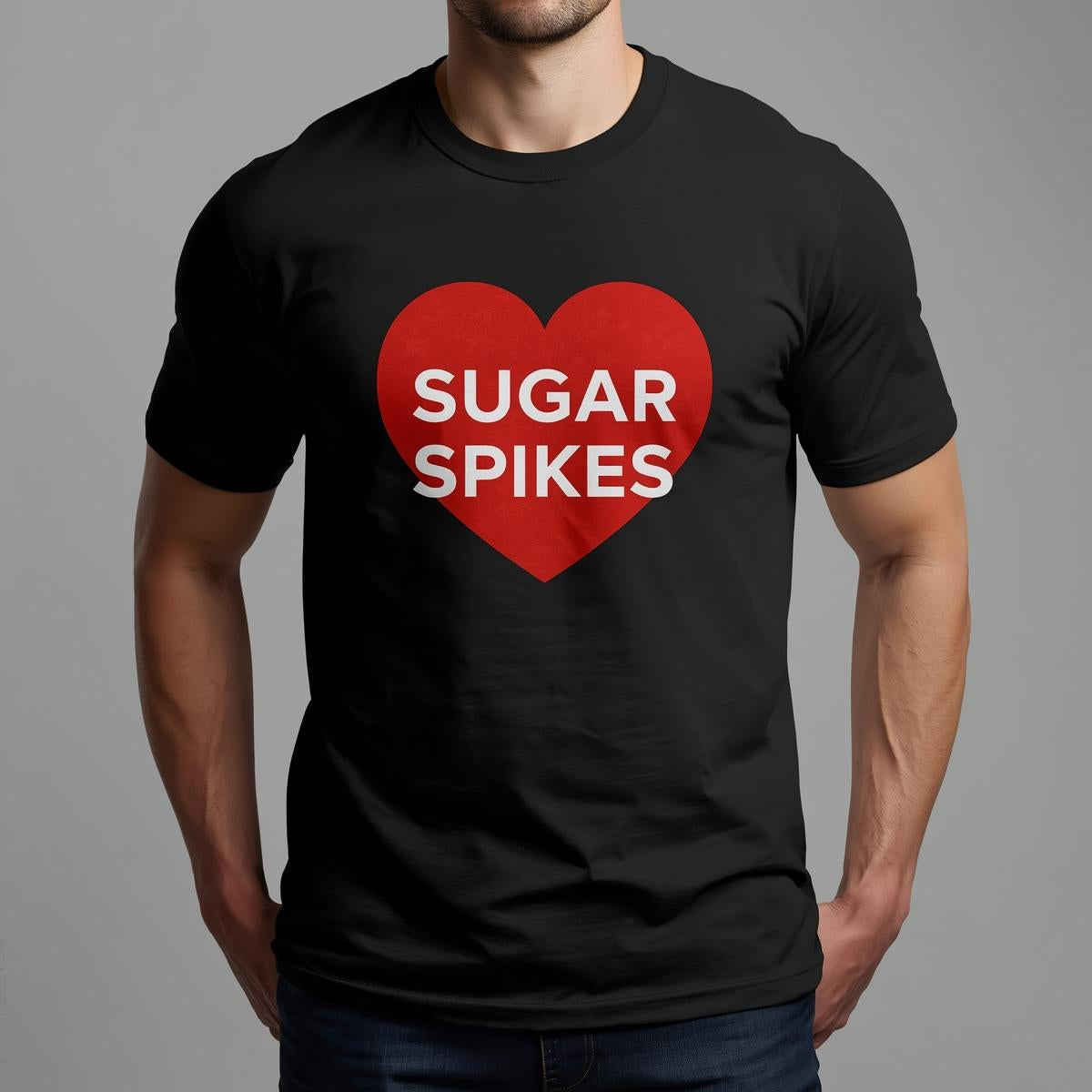 Sugar Spikes Heart T-Shirt — "Sugar Spikes… You're In" Valentine Graphic Tee