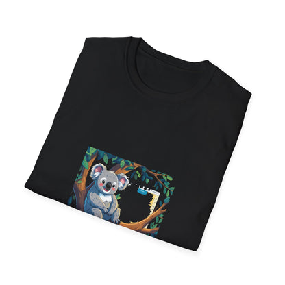 Koala Funny Tee on a Tree T shirt