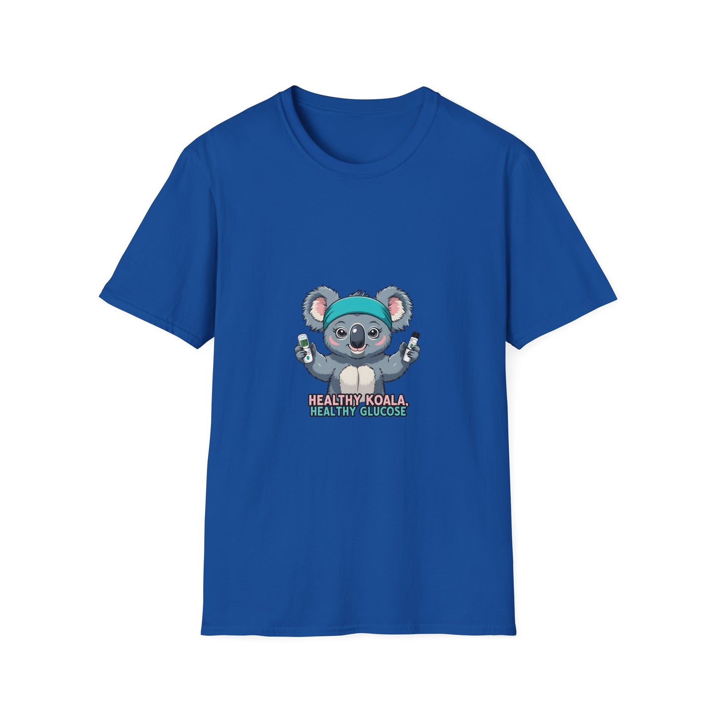 Koala Glucose Awareness T-Shirt — 'Healthy Koala, Healthy Glucose' Cute Diabetes Support Tee