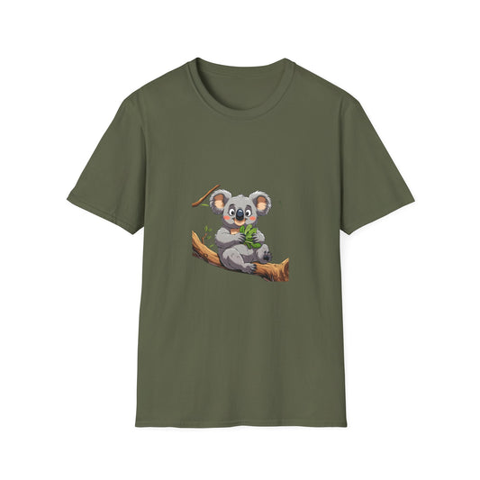 Koala Relaxing on a Tree t shirt