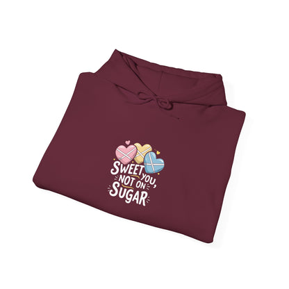 Sweet You Not On Sugar Hoodie — Cute Candy Graphic Sweatshirt