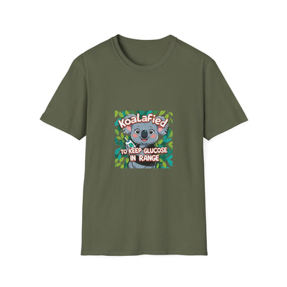 Koalified to Keep Sugars in Range Cool Koala T shirt