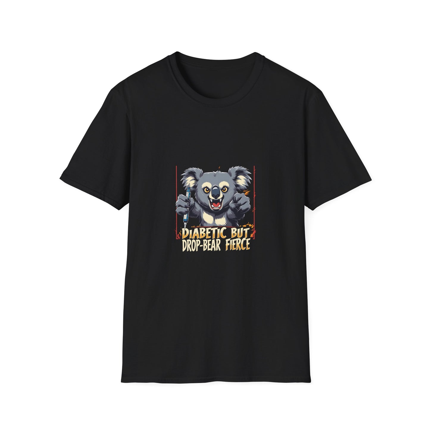 Diabetic but Fierce Koala Colol T shirt