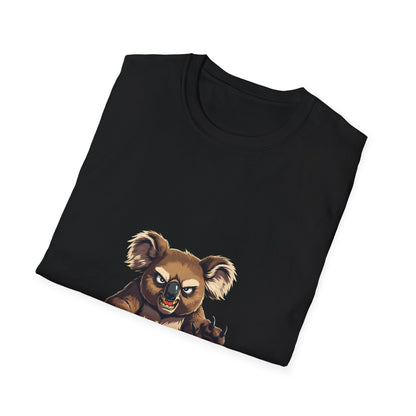 Koala Eating Eucalyptus funny t shirt