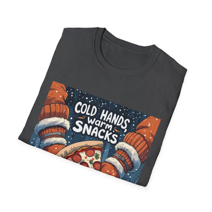 Cozy Winter Comfort: Pepperoni Pizza Warmth, Illustrated Whimsy---Cozy Reader T-Shirt