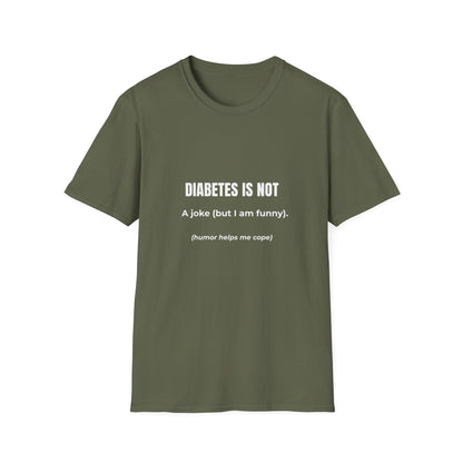 Diabetes Dialogue: Humor as Healing, Typography of Resilience--Diabetes is not T-shirt
