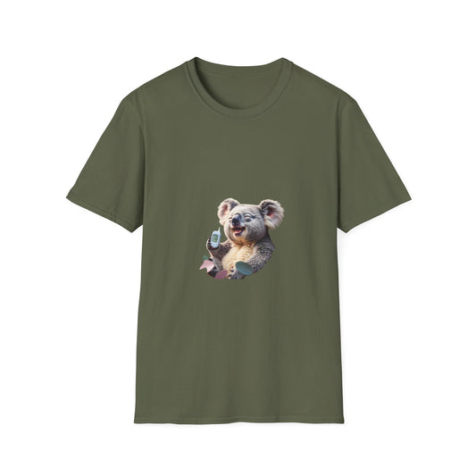 Koala Reading Carbs Cool t shirt