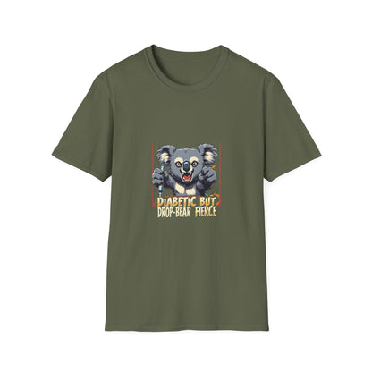 Diabetic but Fierce Koala Colol T shirt