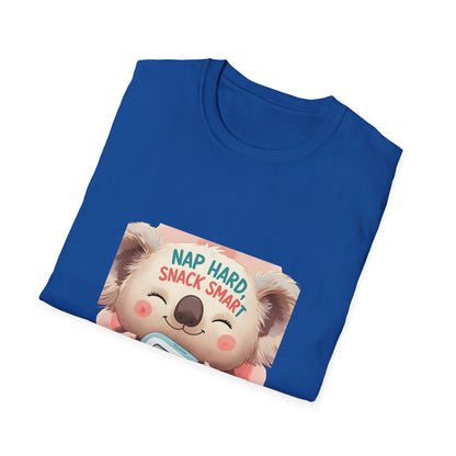 Nap Hard Snack Smart t shirt