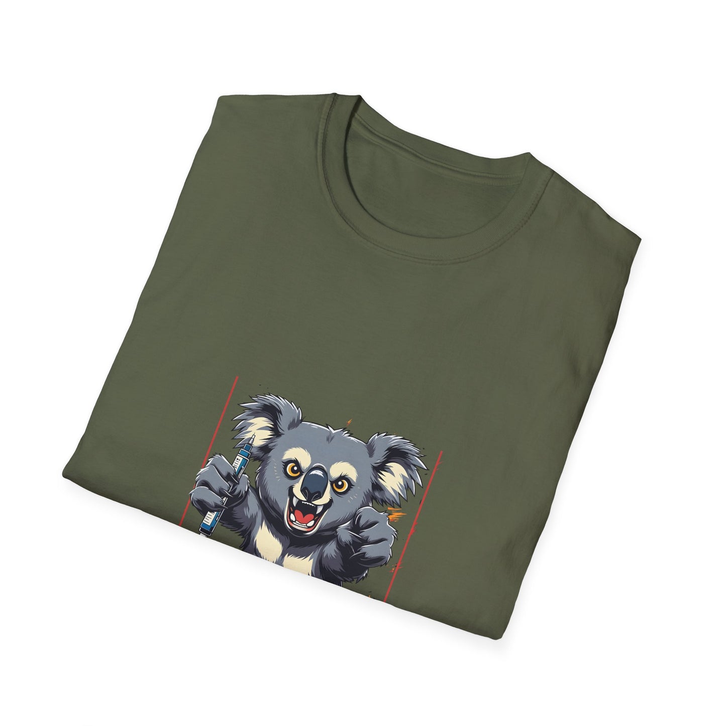 Diabetic but Fierce Koala Colol T shirt