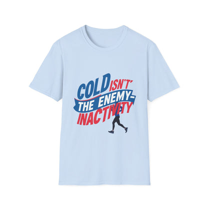 Motion Momentum: Breaking Sedentary Barriers, Visual Fitness Motivation Typography---Cozy Reader T-Shirt