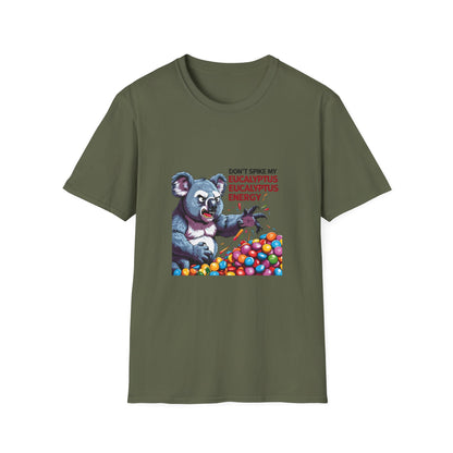 Eucalyptus Energy Koala Funny T shirt