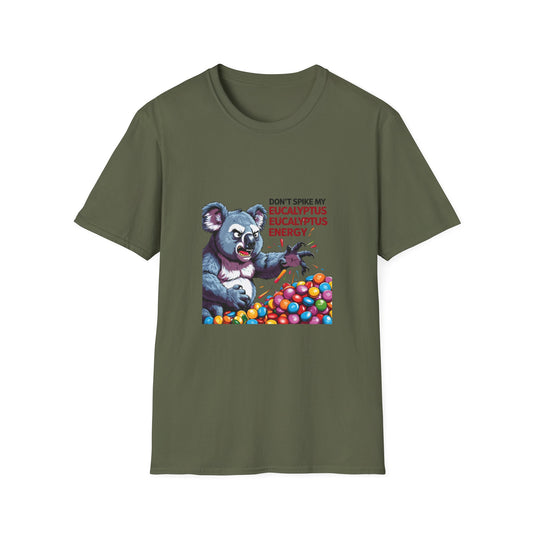 Eucalyptus Energy Koala Funny T shirt